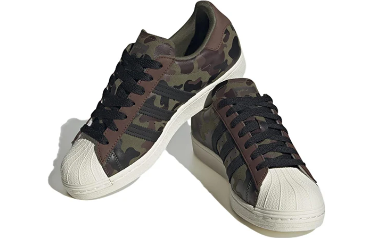 adidas Superstar Camo Shell-Toe Sneakers