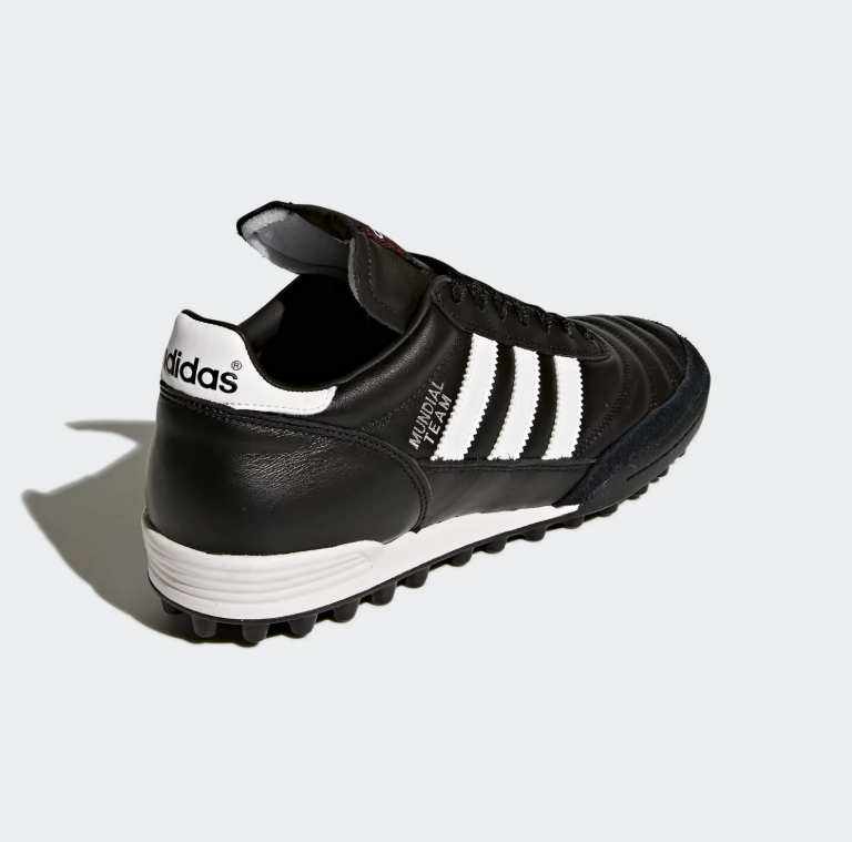 adidas Mundial Team Black and White Turf Soccer Shoes