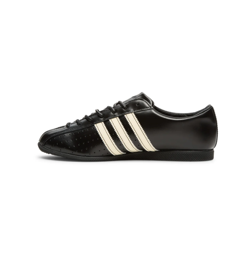adidas Japan Black Low-Top Sneakers with Cream Stripes