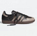 adidas Samba Black and Beige Sneakers with Brown Sole