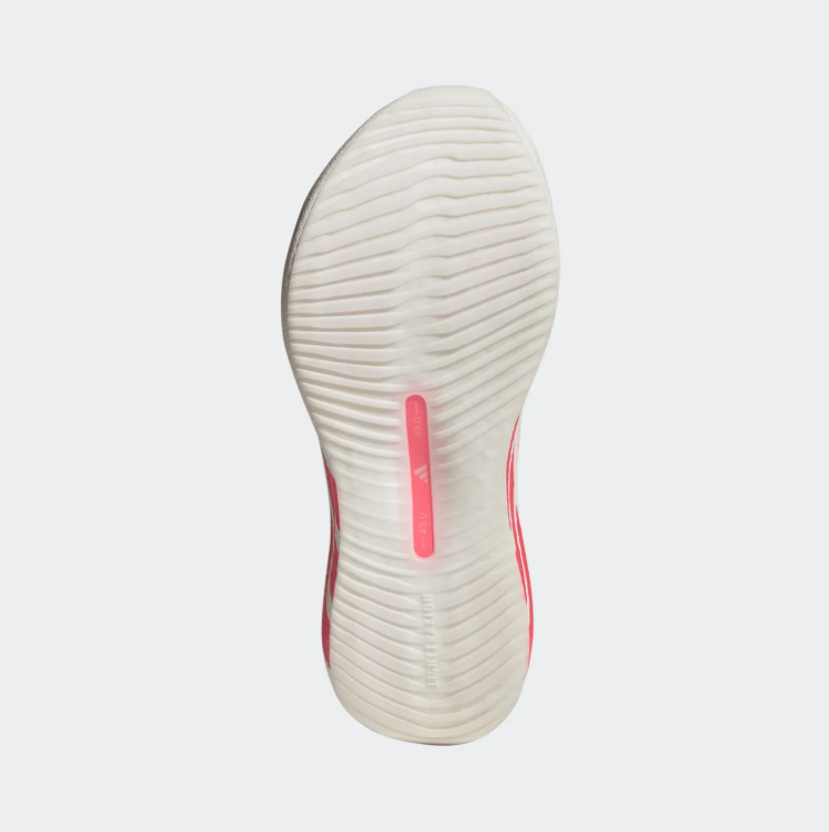 adidas Cream and Coral Pink Sneakers with Sculpted Sole