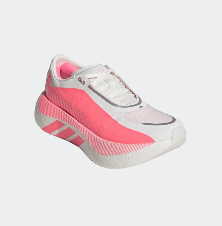adidas Cream and Coral Pink Sneakers with Sculpted Sole
