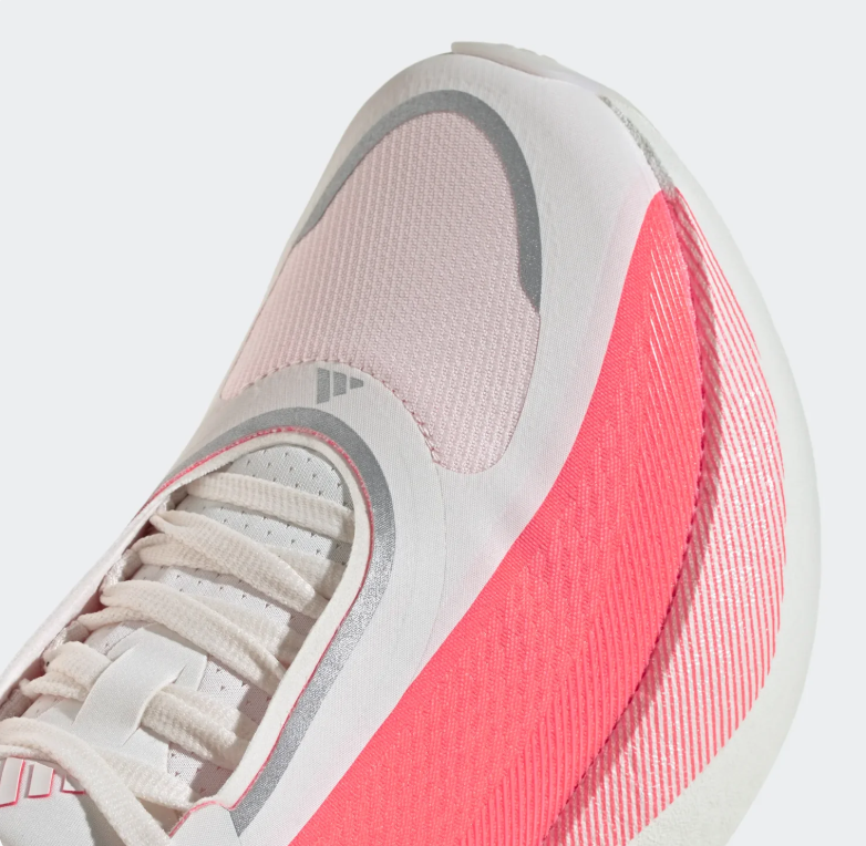 adidas Cream and Coral Pink Sneakers with Sculpted Sole