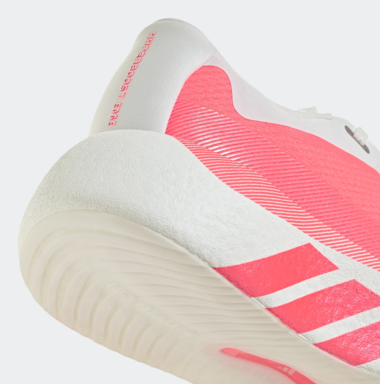 adidas Cream and Coral Pink Sneakers with Sculpted Sole