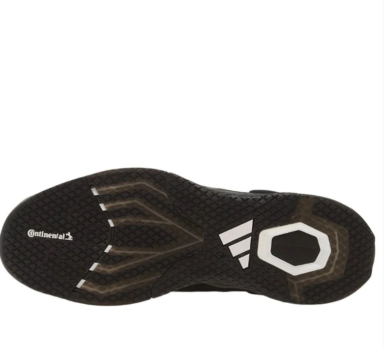 adidas Black Low-Top Sneakers with White Three-Stripes