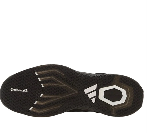 adidas Black Low-Top Sneakers with White Three-Stripes