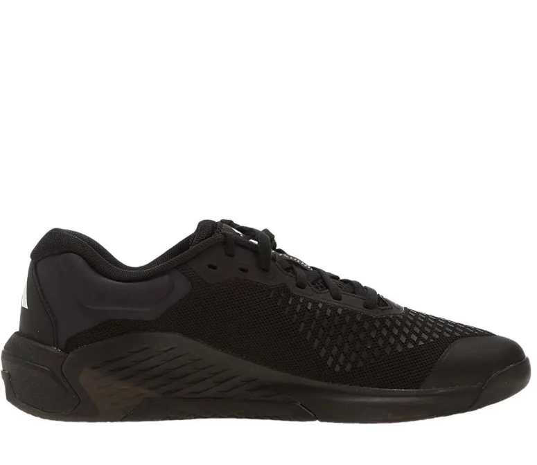 adidas Black Low-Top Sneakers with White Three-Stripes