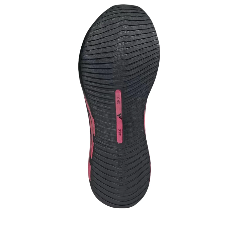 adidas Black and Hot Pink Sneakers with Sculpted Sole