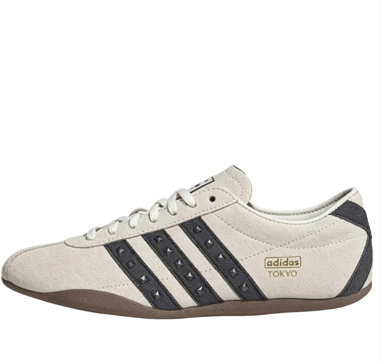adidas Tokyo Cream and Black Low-Profile Sneakers