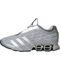 adidas Silver and Gray Sneakers with Sculpted Heel Pods