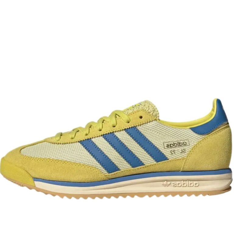 adidas SL 72 Yellow and Blue Low-Top Sneakers