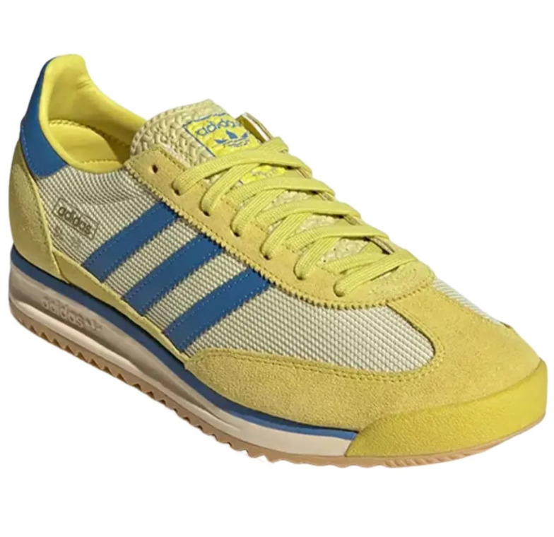adidas SL 72 Yellow and Blue Low-Top Sneakers