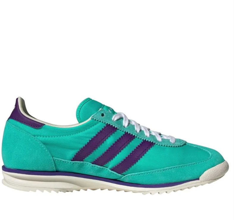 adidas Sporty & Rich Teal and Purple Low-Top Sneakers