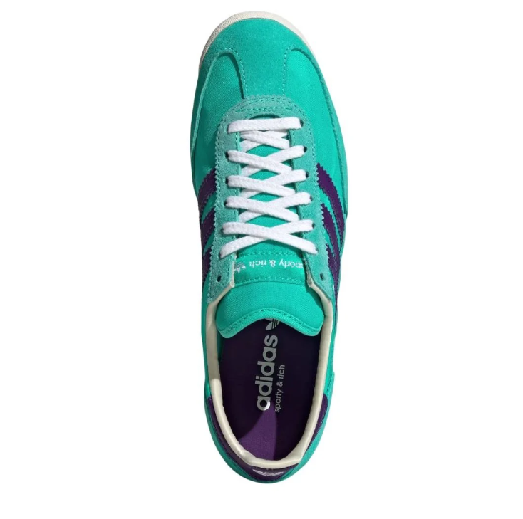 adidas Sporty & Rich Teal and Purple Low-Top Sneakers