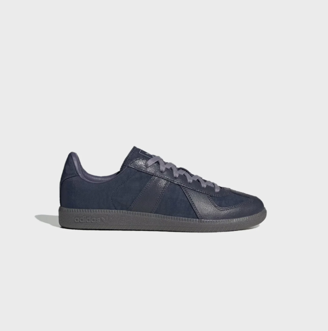 adidas Dark Navy Low-Top Sneakers with Gray Laces