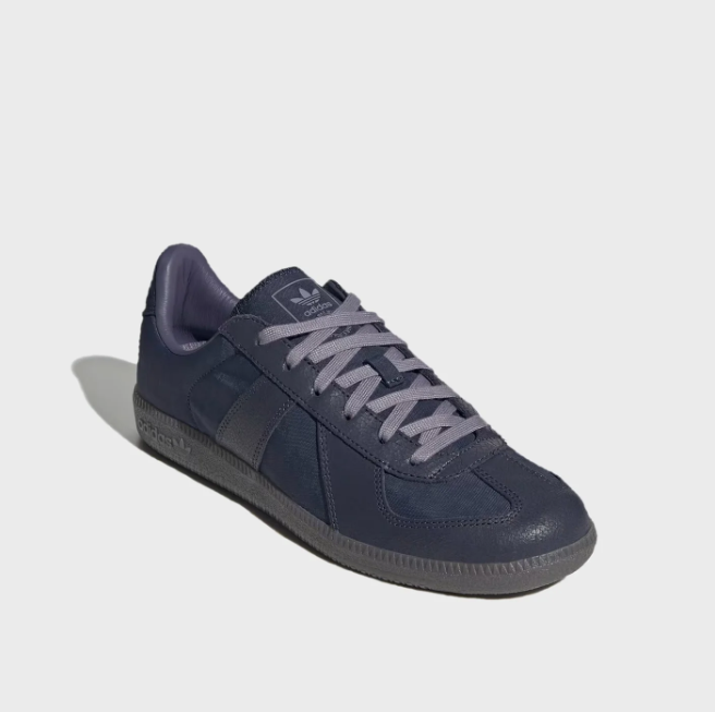 adidas Dark Navy Low-Top Sneakers with Gray Laces
