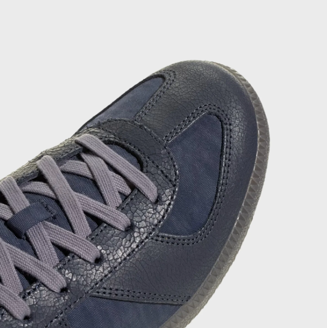 adidas Dark Navy Low-Top Sneakers with Gray Laces