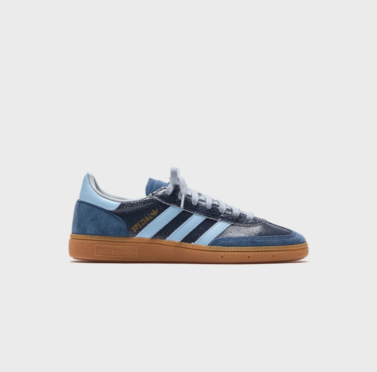adidas Spezial Navy and Light Blue Sneakers with Gum Sole