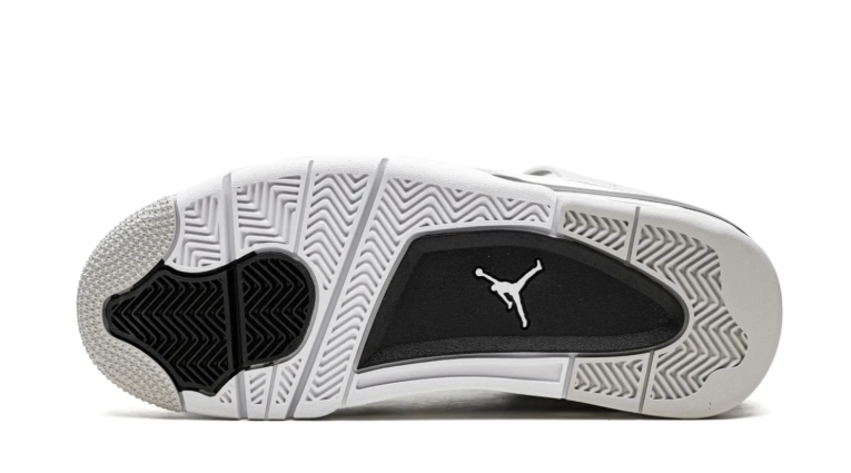 Air Jordan White and Gray Sneakers with Black Accents