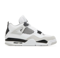 Air Jordan White and Light Gray Sneakers with Black Accents