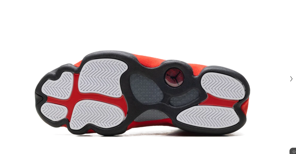 Air Jordan White and Red High-Top Sneakers with Black Sole Pods