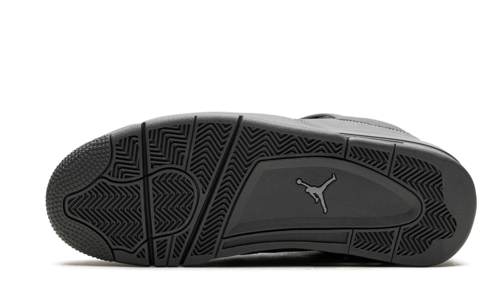 Air Jordan Gray Sneakers with Tonal Grid Panels and Dark Sole