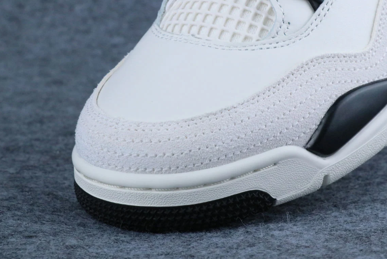 Air Jordan White and Black Sneakers with Red Flight Club Detailing