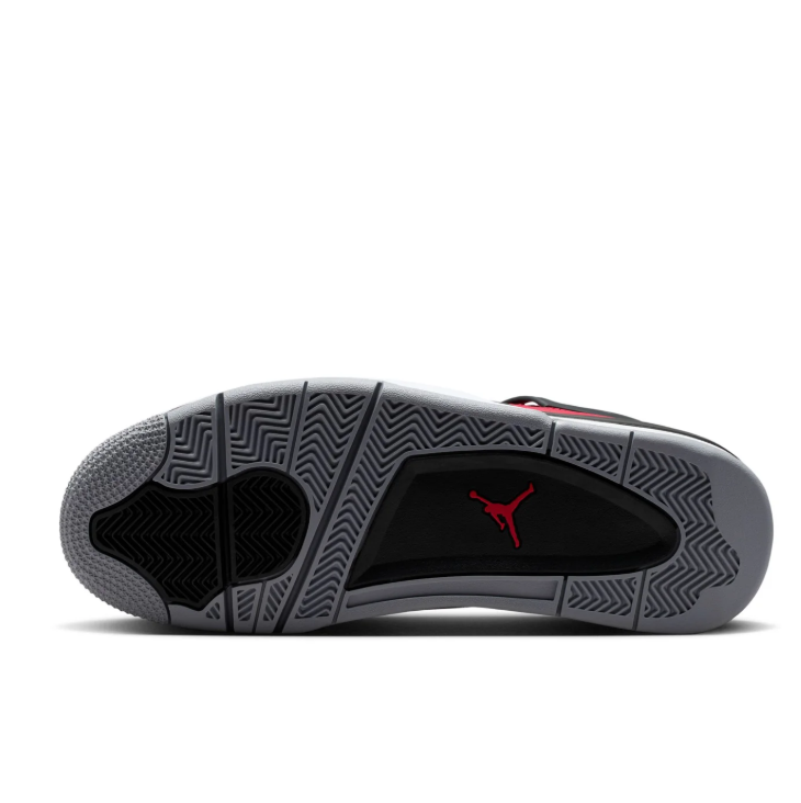 Air Jordan Red Sneakers with Black and Gray Accents