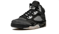 Air Jordan Black and Charcoal High-Top Sneakers with Contrast Stitching