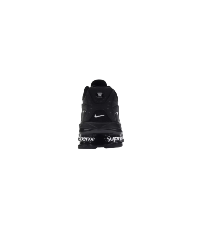 Nike Black Sneakers with Supreme Heel Detailing