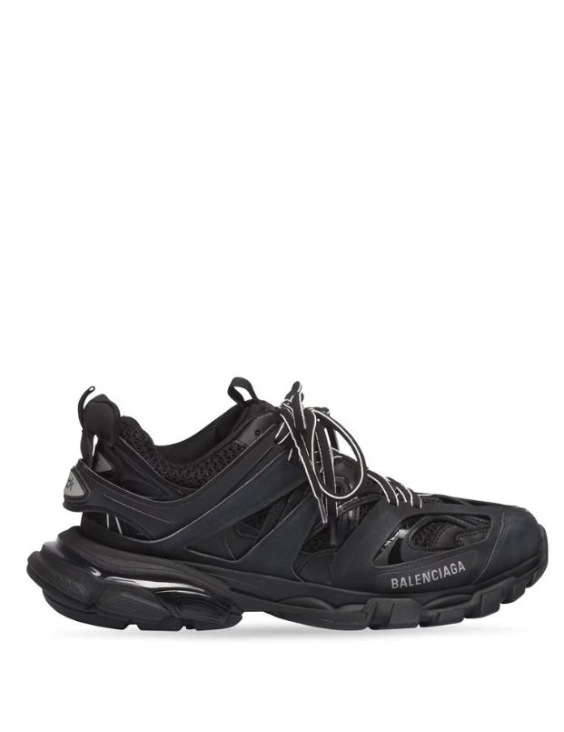 Balenciaga Track Black Sneakers with Layered Cage Overlays