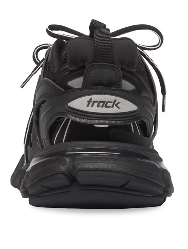 Balenciaga Track Black Sneakers with Layered Cage Overlays