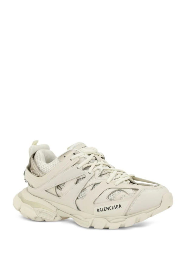 Balenciaga Track Cream Sneakers with Layered Cage Overlays