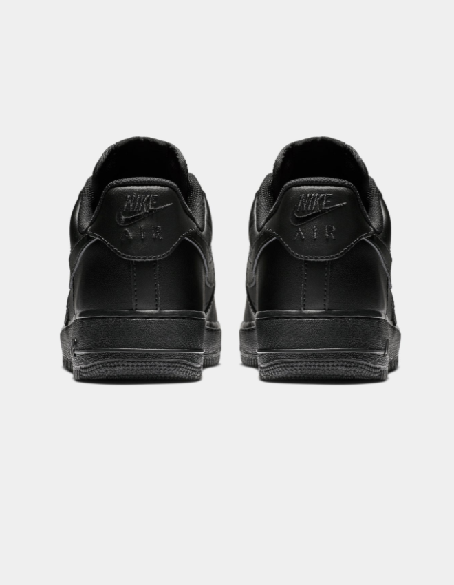Nike All-Black Low-Top Sneakers with Tonal Swoosh