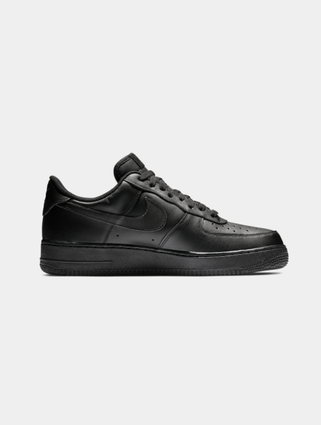 Nike All-Black Low-Top Sneakers with Tonal Swoosh