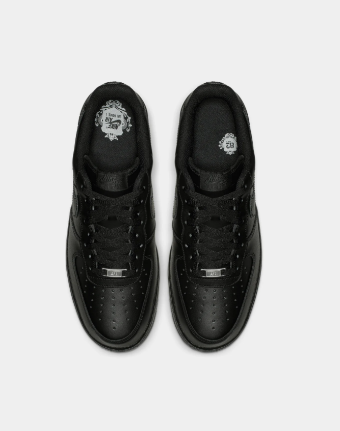 Nike All-Black Low-Top Sneakers with Tonal Swoosh
