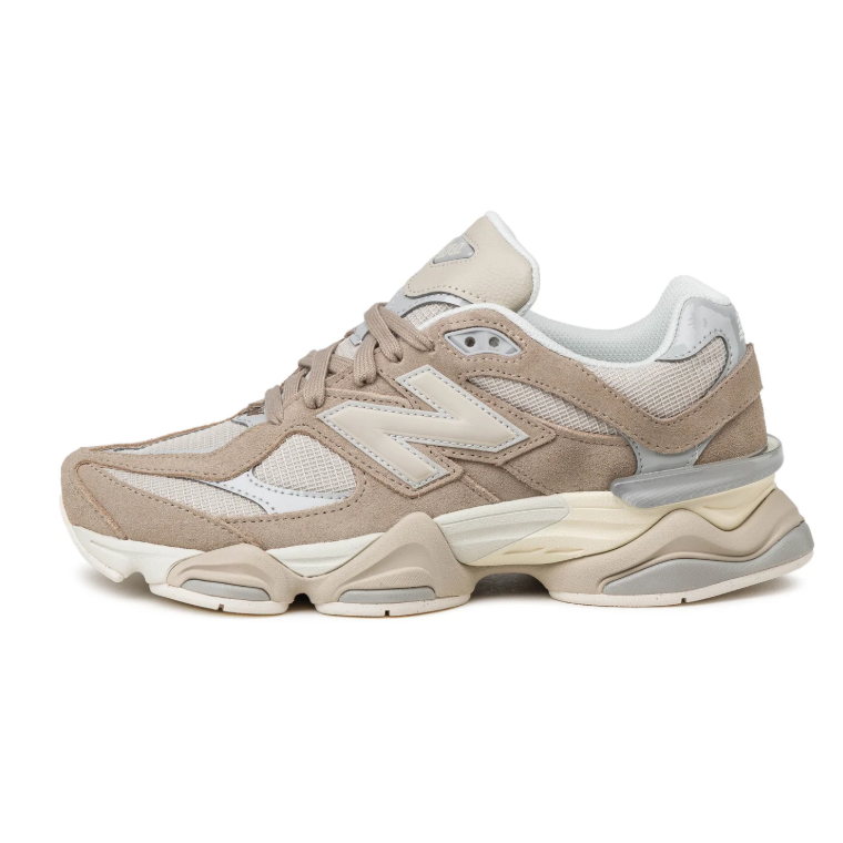 New Balance Beige and Cream Sneakers with Sculpted Chunky Sole