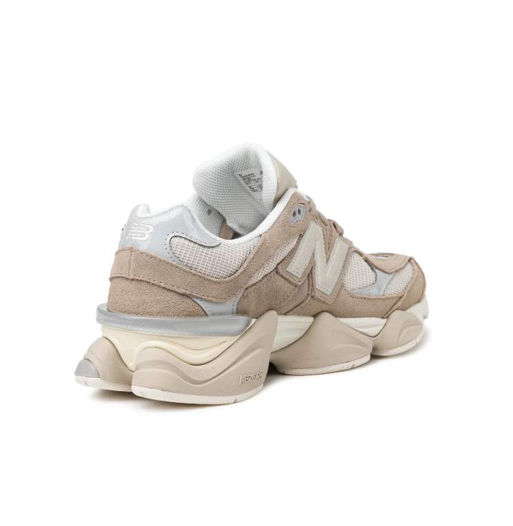 New Balance Beige and Cream Sneakers with Sculpted Chunky Sole