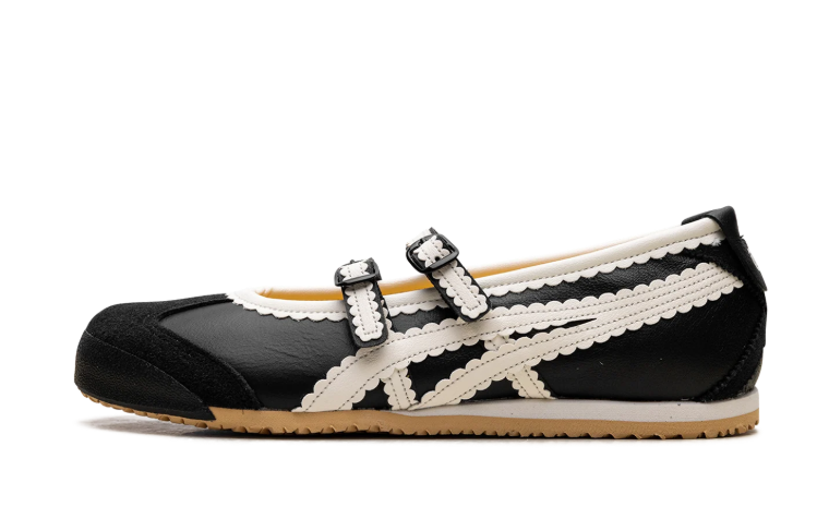 Onitsuka Tiger Metallic Silver Low-Top Sneakers with Cream Stripes (Copy)