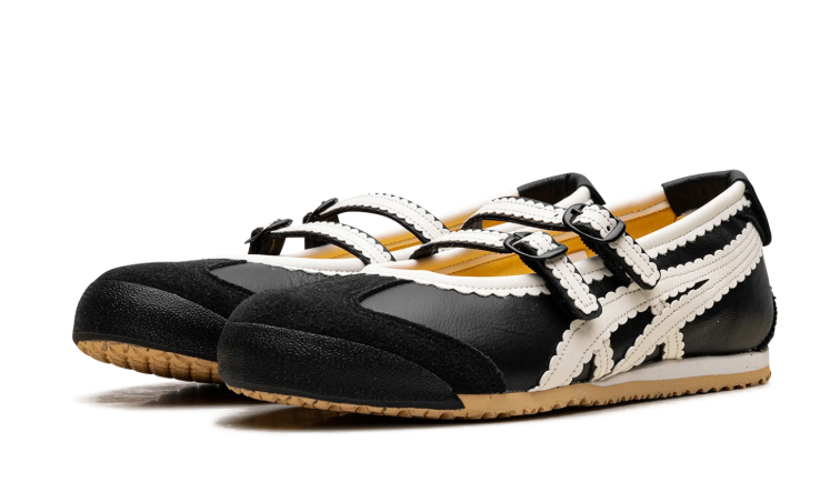 Onitsuka Tiger Metallic Silver Low-Top Sneakers with Cream Stripes (Copy)