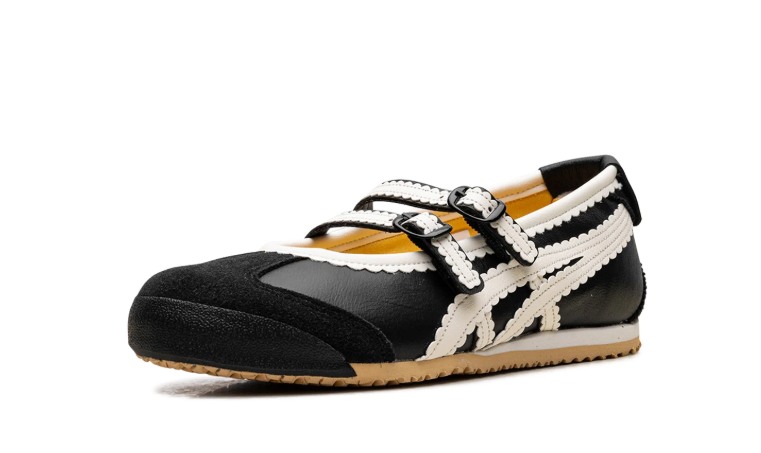 Onitsuka Tiger Metallic Silver Low-Top Sneakers with Cream Stripes (Copy)