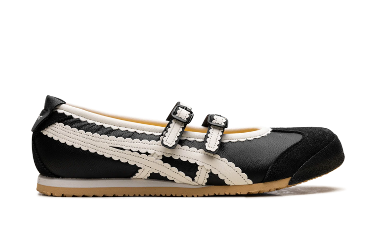 Onitsuka Tiger Metallic Silver Low-Top Sneakers with Cream Stripes (Copy)