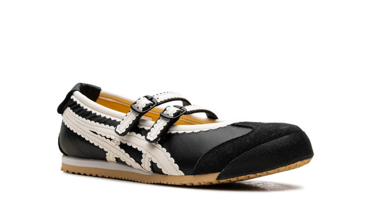 Onitsuka Tiger Metallic Silver Low-Top Sneakers with Cream Stripes (Copy)