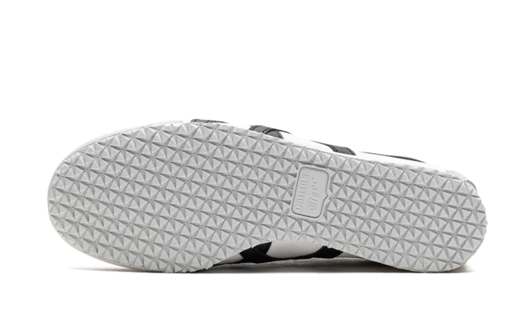 Onitsuka Tiger White Low-Top Sneakers with Black Stripes